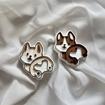 다다룸 웰시코기 강아지석고방향제 향기 차량용 자석용 선물 퇴사 기업 돌 답례품 반려견, 베이지웰시코기, 긴차량용, 라벤더