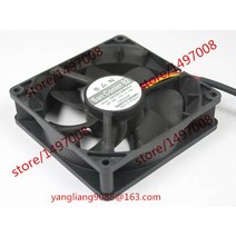 [해외] SANYO 9A0912M404 DC 12 볼트 0.12A 90x90x25 미리메터 서버 스퀘어 (times square) 팬, 상세내용표시