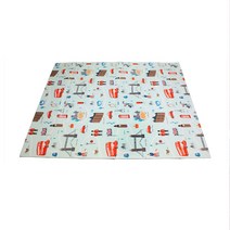 국내생산 다용도 매트리스 소 중 대 특대 피크닉 감성 야외 등산 소풍 행사 두꺼운 차박 캠핑매트 바닥 이너 패드 카페트 돗자리 백패킹, 유럽민트