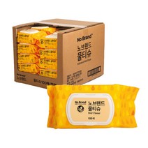 잇템 노브랜드 물티슈 캡형 100매 대용량 40입(1박스), 노브랜드 물티슈 캡형 100매 40, 1개