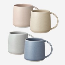 킨토 리플 머그 250ml 손잡이 도자기 머그컵 4색상, 그레이