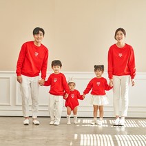 비다이어리 가족티 돌촬영 100일촬영 백일촬영 커플티 단체티 러브모얼 맨투맨 레드 돌~초등생 엄마 아빠 사이즈가족티 돌촬영 100일촬영 백일촬영 커플티 단체티