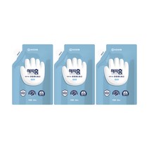 유한양행 [본사직영] 해피홈 SAFE365 핸드워시 파우치형 리필 200mL 무향, 3개