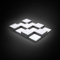 비츠온 거실등 LED 큐브 12등 100W 블랙 삼성칩 국산제품 주택등 홈조명, 5.큐브 거실등 125W 주광색