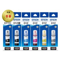 엡손 정품잉크 T07J170 T07K170 T07K270 T07K370 T07K470 T07K570 L8160 L8180, 6색세트, 1개