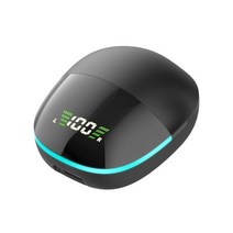 전화 이어폰 & 헤드폰오리지널 G9S 무선 블루투스 헤드셋 스포츠 LED 디스플레이 이어버드 소음 감소 폰, 01 G9S Earbuds