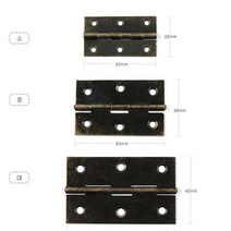 [0UK] 엔틱경첩 C209 가구경첩 규격선택 철물 경첩(3241) 브라켓 화장실모서리 경첩 철물 꺽쇠 234567EA, 중60X38