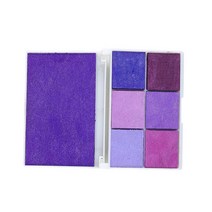 GHSHOP 고무 스탬프 잉크 패드 다채로운 장식 어린이를위한 지문 잉크 패드 용품 만들기 어린이 스크랩북 패브릭, 대형 보라색 잉크패드, 수성 잉크