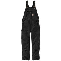 칼하트멜빵바지 Carhartt 102776 워크웨어 덕빕 오버롤 블랙