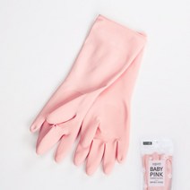 홈에디션명진 러블리 고무장갑 5켤레 (균일가) 대/중/소, 러블리 베이비핑크 5P (S)