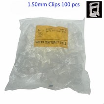 타일 기계 화장실 벽 공사장 인테리어 최고의 전문 타일 레벨링 시스템 1/1.5 /2 /2.5/3 MM 흰색 클립, 03 1.50mm Clips 100 pcs