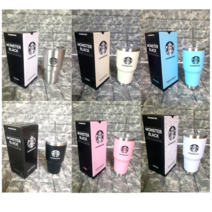스타벅스 대용량 텀블러 몬스터 블랙 에디션 900ml, 민트