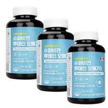 캐나다 슈퍼비전 루테인오메가3 EPA 눈 종합 6개월3통 부모님 시어머니 선물 와이프 눈약 영양제 복합