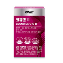 GNM 코큐텐11 코엔자임Q10 비오틴 비타민B 아연, 30정, 1개, 30정