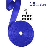 컬러 안전벨트 자동차 차량 용 교체 DIY 튜닝 커버 칼라 셀프 파란색 3m-30m 수정 안전 벨트 웨빙 3c 표준 인증 안전 벨트 액세서리, 18미터