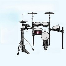 레몬 T580/820 메쉬 전자 드럼 홈 전문 성인 어린이 휴대용 전기, T525 드럼 5 심벌즈 3