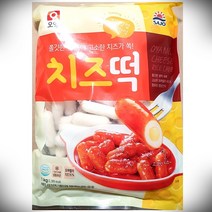 치즈떡볶이떡 1kgX3봉 모짜렐라들어있는 샤브샤브 고기뷔페 구워먹는 떡, 3개, 1kg