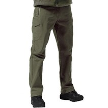 FREE SOLDIER 남성용 아웃도어 소프트쉘 플리스 안감 카고 팬츠 스노우 스키 하이킹 벨트 포함 (그레이 너비 101.6cm(40인치) x 길이 81.3cm(32인치)), 32W x 30L, Army Green