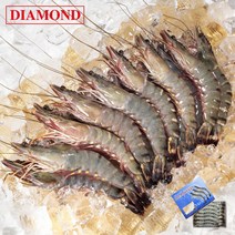 [다이아몬드새우] 프리미엄 블랙타이거새우 1.3kg (1팩당 25마리)