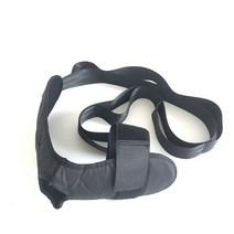 스파인코렉터 리포머 필라테스 기구 요가 유연성 스트레칭 다리 들것 스트랩 발레 치어 댄스 체조 트레이너 요가 유연성 다리 스트레치 벨트, 검은색