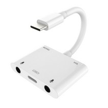 갤럭시 호환 이어폰젠더 Usb type c-헤드폰 잭 음성 뷰티 어댑터 type c 듀얼 3.5mm 마이크 잭 오디오 어댑터(google pixel 스마트폰용), 05 5 in 1