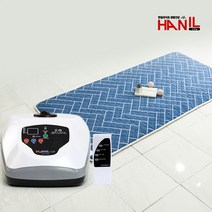 [한일생활건강] 한일라이프 온수매트 싱글 100x200cm (리모컨형), 네이비, 네이비싱글