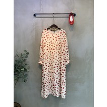 씨샵인더룸 / 믹스 세모 패턴 롱원피스 2color