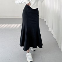 당출! 힙딥완벽커버! 3XL까지 빅사이즈 포근이 겨울기모스판 머메이드 인어라인 롱스커트(70)데일리 베이직 밴딩 치마 페미닌 큰옷빅진 자체제작