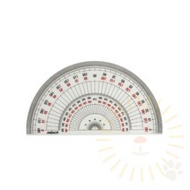 단디 반원분도기 18파이 제도용각도기