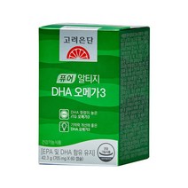 퓨어 알티지DHA 오메가-3 60캡슐 1박스(식물성캡슐)