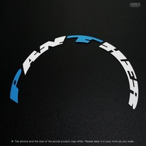 그리븐 타이어 스티커 레터링 데칼 튜닝 전동 킥보드 듀얼트론 팬서 1.5cm TR040, PANTHER 레터링 (1개)