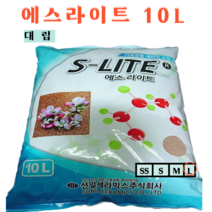 꽃누리가드너 에스라이트 10L 분갈이 다육 세라믹용토 L사이즈 대립, 1개