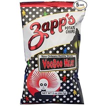 Zapp 케틀 칩 부두 히트 56.7g 2oz 스낵 사이즈 5팩