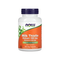 NOW 나우푸드 밀크씨슬 추출물 150mg 120캡슐, 1개, 기본
