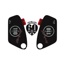 혼다 슈퍼커브 사이드바디 스티커 5가지 색상 바이크로 튜닝용품 H2C Super cub, 화이트