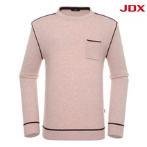 [[JDX] NC일산] 남성 말림단 배색 라운드 풀오버 니트 티셔츠 X2SPT3346LP