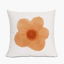 수채화 쿠션커버