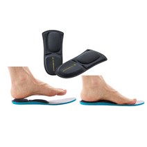 CYBOWING 사이보윙 발통증 걷기 군인 행군 런닝 족저근막 뒤꿈치 아치 지지 3중 충격흡수 에어쿠션 기능성 깔창, S(220~245mm)