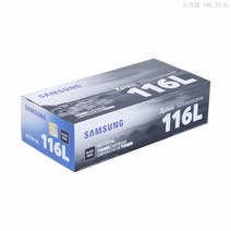 삼성 SL M2825 정품토너 검정 3000매(MLT-D116L), 1개