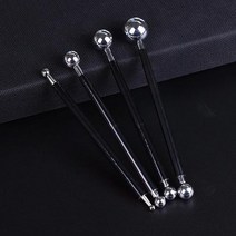 도예도구 도자기도예도구 세라믹도예도구도자기 점 조각 도구 스테인레스 스틸 폴리머 클레이 모양 펜 금, 06 F-4Pcs