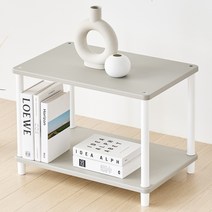 국산튼튼한 조립식 2단 렌지대 전자렌지수납장 다용도주방선반 밥솥다이, 1-3) 시그니처 진열장형 2단-그레이