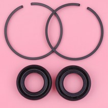 2 세트 크랭크 오일 씰 40MM X 1.5MM 로빈 NB411 용 피스톤 링 키트 KAWASAKI TD40 트리머 브러시 커터 엔진 부품, 한개옵션0