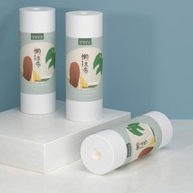 일회용행주 게으름뱅이 걸레 일회용 행주 마른 수건 마른 빨래 주방용품 티슈 집안일 청소 부직포, 화이트 10개