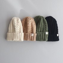 호두아이 꽈배기니트비니