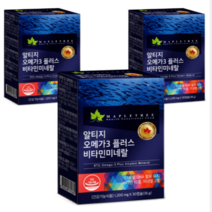 메이플트리 알티지 오메가3 플러스 비타민미네랄 30캡슐x1박스