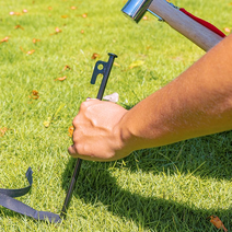 꽉잡는 쇠말뚝 단조팩 지주핀 텐트고정핀 백패킹 20cm, 스틸 단조팩 30cm