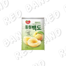 동원 백도 복숭아 통조림, 6개, 400g