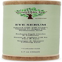 24K 골드 비타민 C 아르간 오일 히알루 론산이 함유 된 MOUNTAIN TOP 아이 세럼- 잔 을보다 단단하게 하고 시킵니다 (1.7oz).