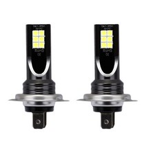 헤드라이트 헤드라이트 전구 led 2Pcs 슈퍼 밝은 H4 H7 Led 전구 자동차 헤드 라이트 오토바이 H1 H3 H8 H9 H11 자동 안개 램프 1156 9006 HB3 H, 10 9006, 02 WHITE