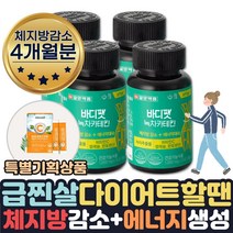 (호쌤마켓) 효과좋은 단기간 다이어트 필요할때 피하지방 내장지방 살빠지는 체지방분해 도움 식약처인증 카테킨 보조제 약 1달 살빼는 얼굴살 팔뚝살 허리 빼는법 줄이는법 도움, 4개월분+비타민C